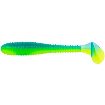 Виброхвост Catcher 2,75"/7 см Blue Lime 7шт. (HS-1-040) Helios