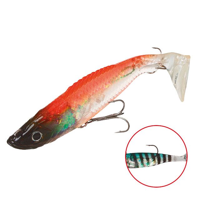 Виброхвост оснащенный Mikado CRYSTAL FISH WXH-59 10 см./ 8 ( 2 шт.)