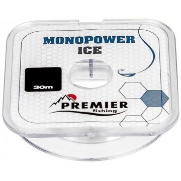 Леска MONOPOWER ICE 0,30mm/30m Clear Nylon (PR-MI-T-030-30) PREMIER fishing