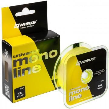 Леска MONOLINE Fluorescent Yellow 0,45mm/100m Nylon Nisus (N-MFY-045-100)