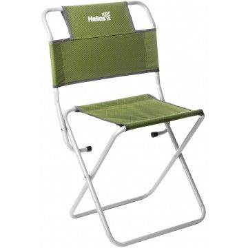Стул туристический со спинкой Green СР-450.19с труба ф19 (T-TC-450.19s-G) Helios
