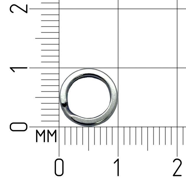 Кольцо заводное Mikado круглое BN № 10 тест 25 кг. (5 шт.)