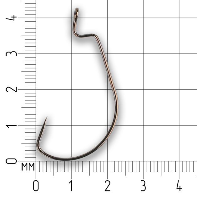 Офсетный крючок Mikado OFFSET BIG EYE № 1/0  ( 4 шт.)