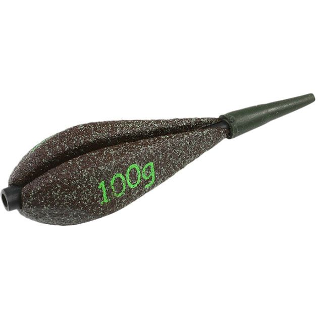 Грузило карповое сменное Mikado. отцентрованное (тёмно-зелёный) 25G  100 г.