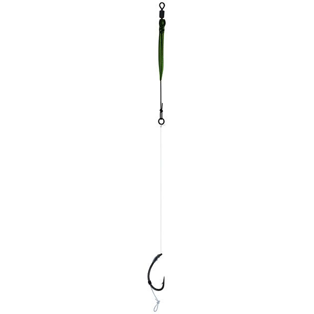 Крючки с поводками Mikado Carp Fine Line P06 "COMBI RIG" № 4 / 25 lbs / 23 см.  ( 2 шт.)
