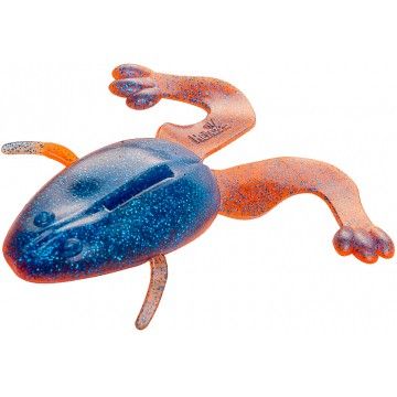 Лягушка Crazy Frog 3,55"/9,0 см Star Blue & Orange 4шт. (HS-23-044) Helios
