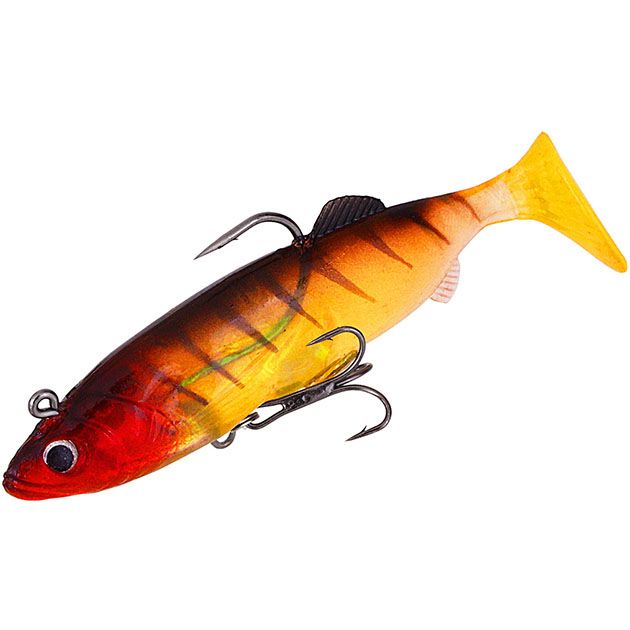 Твистер оснащённый Mikado CRYSTAL FISH WX5564 10 см./055, 21г. ( 2 шт.)