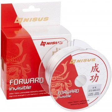 Леска FORWARD Invisible 0,496mm/300m Nylon Transparent (N-FI-0496-300) Nisus