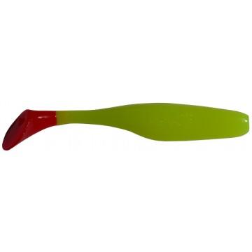 Виброхвост Helios Vigor 3,75"/9.5 см Acid lemon & Red 7шт. (HS-6-029)