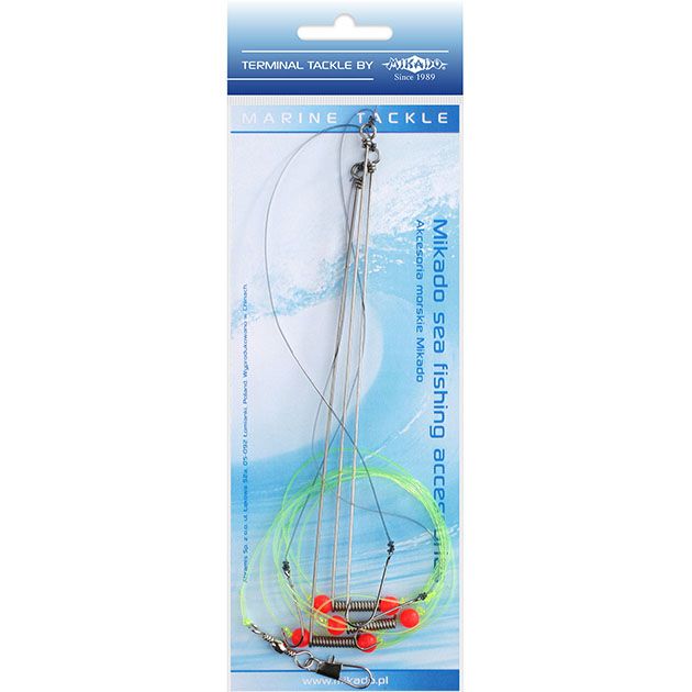 Морская оснастка Mikado STEEL BOOM RIG, крючок № 6