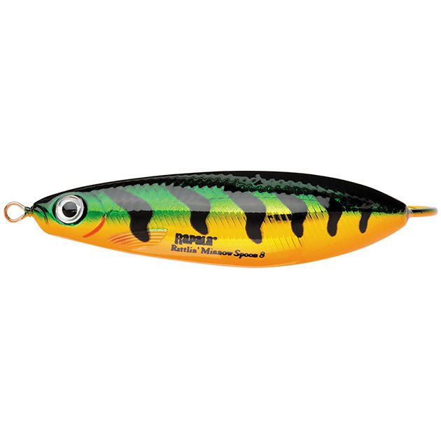 Незацепляйка RAPALA Rattlin' Minnow Spoon 08 /FLP / 8см, 16гр.