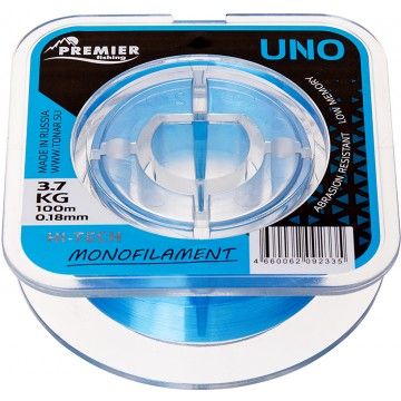 Леска UNO 0,18mm/100m Blue Nylon (PR-U-B-018-100) Premier Fishing