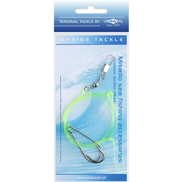 Морская оснастка Mikado SIMPLE BOOM RIG 0.60mm, крючок № 3/0
