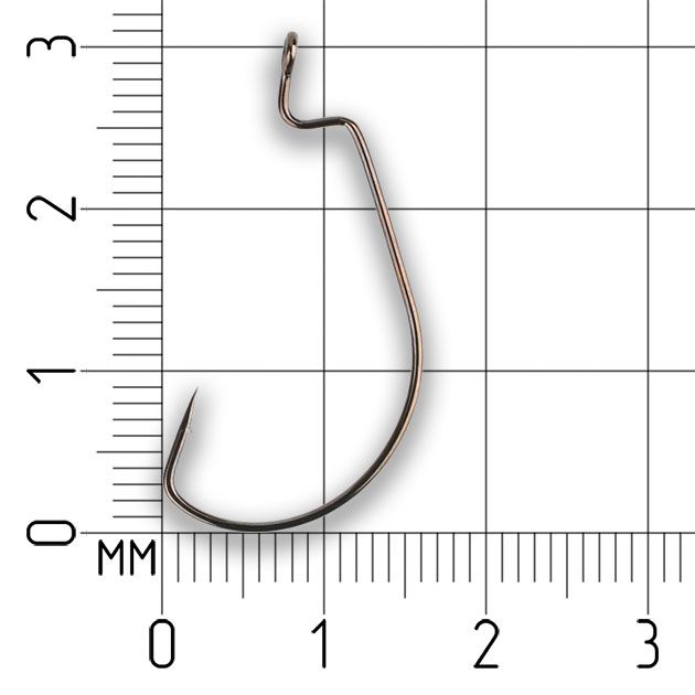 Офсетный крючок Mikado OFFSET BIG EYE № 6  ( 5 шт.)