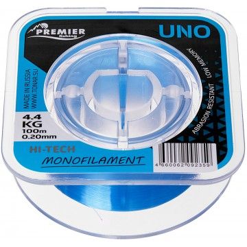 Леска UNO 0,20mm/100m Blue Nylon (PR-U-B-020-100) Premier Fishing