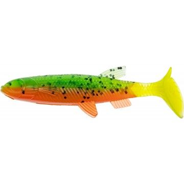 Виброхвост Nelma 3.15"/8 см Pepper Green & Orange LT 6шт. (HS-26-032) Helios