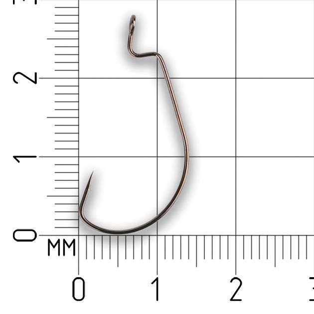 Офсетный крючок Mikado OFFSET BIG EYE № 8  ( 5 шт.)
