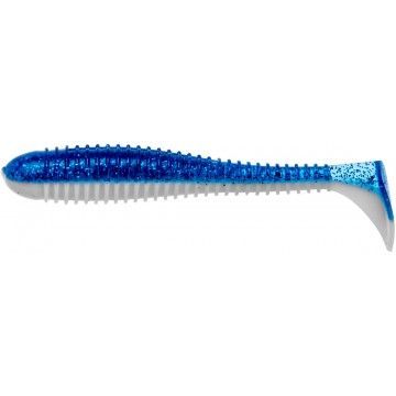 Виброхвост Catcher 3,55"/9 см Blue Sparkles & White 5шт. (HS-2-026) Helios