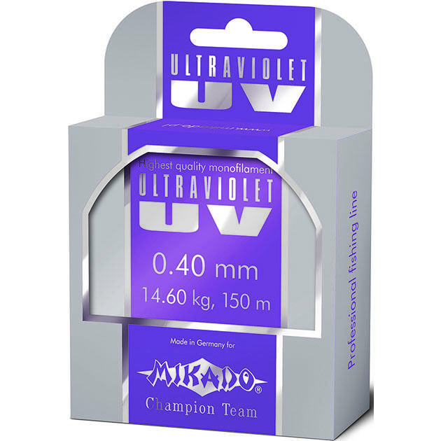 Леска мононить Mikado ULTRAVIOLET 0,26 (150 м) - 8.80 кг.