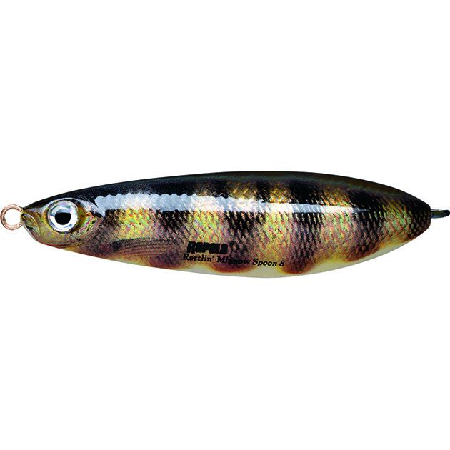 Незацепляйка RAPALA Rattlin' Minnow Spoon 08 /PEL / 8см, 16гр.