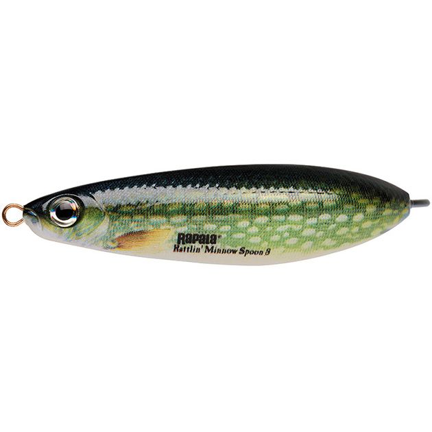 Незацепляйка RAPALA Rattlin' Minnow Spoon 08 /PK / 8см, 16гр.