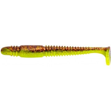 Виброхвост Minoga 3,75"/9.5 см Golden Lime 5шт. (HS-17-048) Helios
