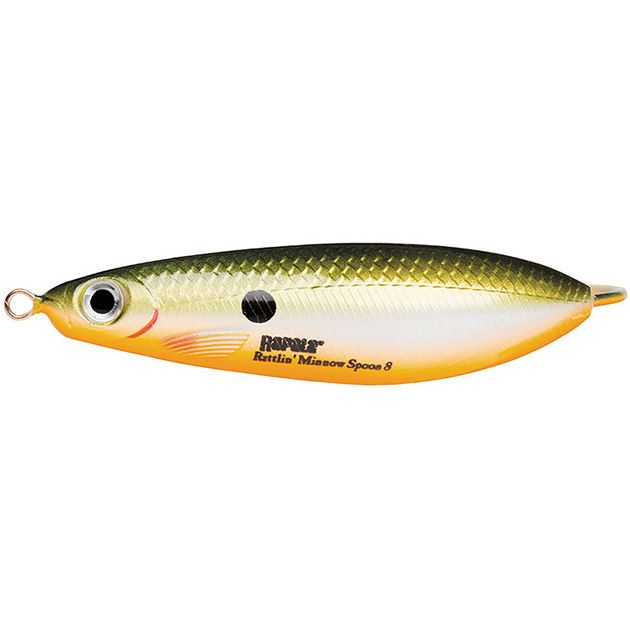 Незацепляйка RAPALA Rattlin' Minnow Spoon 08 /RFSH / 8см, 16гр.