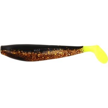 Виброхвост Helios Zander 4"/10,2см Black Sparkles LT 5шт. (HS-36-033)
