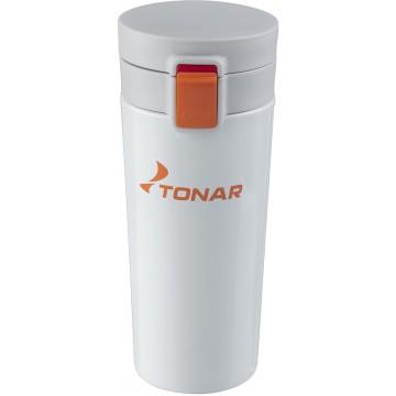 Термос-кружка HS.TMК-01 400ML белый TONAR