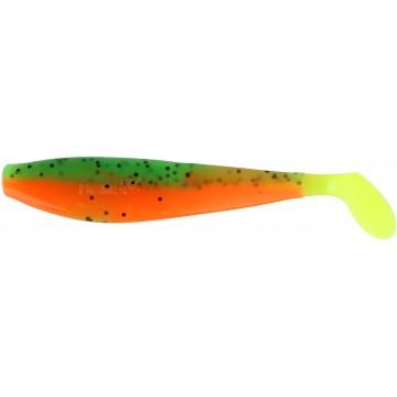 Виброхвост Helios Zander 4"/10,2см Pepper Green & Orange LT 5шт. (HS-36-032)