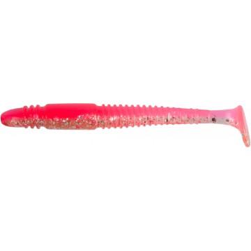 Виброхвост Helios Minoga 3,75"/9.5 см Silver Sparkles & Pink 5шт. (HS-17-035)