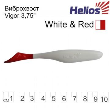 Виброхвост Helios Vigor 3,75"/9.5 см White RT 7шт. (HS-6/1-003)