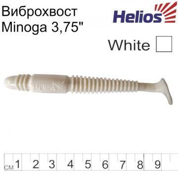 Виброхвост Helios Minoga 3,75"/9.5 см White 5шт. (HS-17-001)
