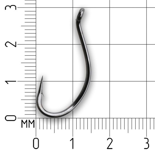 Крючки Mikado NIHONTO - CARP № 2 BN (с ушком) ( 9 шт.)