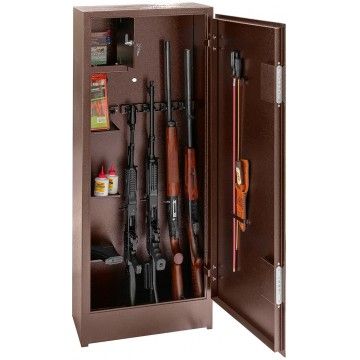 Шкаф металлический для хранения оружия "Гарант" 1400х500х300 (T-SG-211-1) Тонар