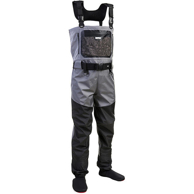 Вейдерсы Rapala EcoWear цвет серо-черный с циф. камуфляж размер XXL