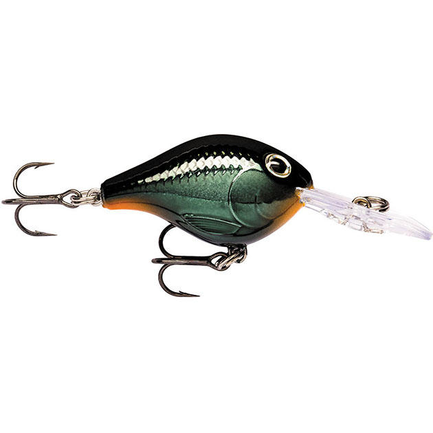 Воблер RAPALA Ultra Light Crank 03 /CBN /плавающий/ 1,2-2,4м, 3см, 4гр