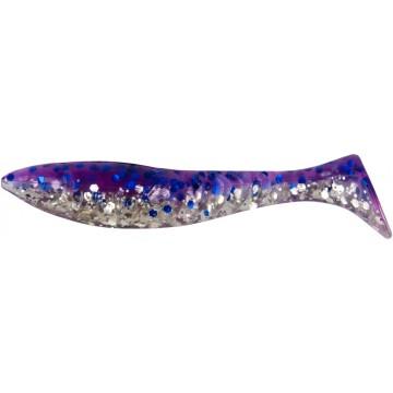 Виброхвост Helios Slash 2,64"/6,7 см Silver Sparkles & Fio 10шт. (HS-19-036)