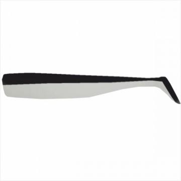 Виброхвост Helios Chebak 3,15"/8 см Black & White 7шт. (HS-3-023)