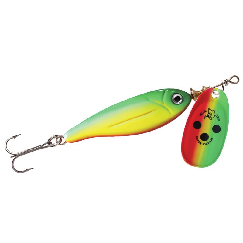 Блесна вращающаяся BLUE FOX Minnow Super Vibrax 2 /GYR / 9гр.