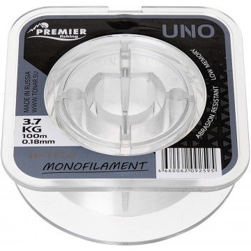 Леска UNO 0,18mm/100m Clear Nylon (PR-U-C-018-100) Premier Fishing