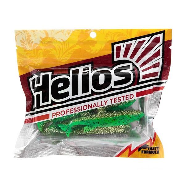 Виброхвост Nelma 3,15"/8 см Green Peas 6шт. (HS-26-051) Helios