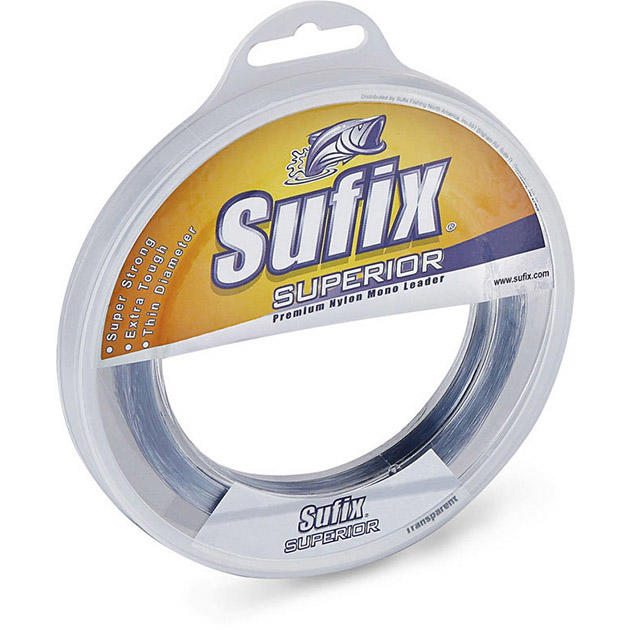 Леска SUFIX Superior Leader прозрачная 100м 1.6мм 130кг