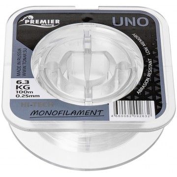Леска UNO 0,25mm/100m Clear Nylon (PR-U-C-025-100) Premier Fishing