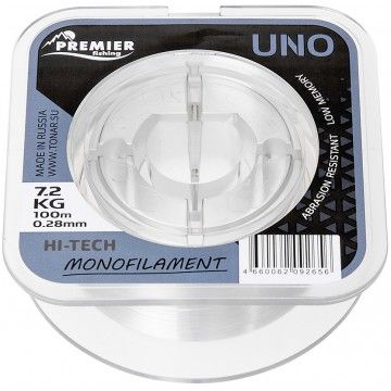 Леска UNO 0,28mm/100m Clear Nylon (PR-U-C-028-100) Premier Fishing