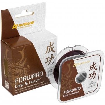 Леска FORWARD Carp & Feeder brown 0,370mm/100m Nylon (N-FСF-0370-100) Nisus