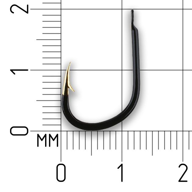 Крючки Mikado GOLDEN POINT - ISEAMA №  1 GB (с лопаткой) ( 10 шт.)