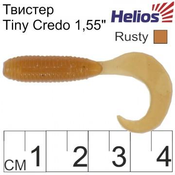 Твистер Helios Тiny Credo 1,55"/4 см Rusty 12шт. (HS-8-004)