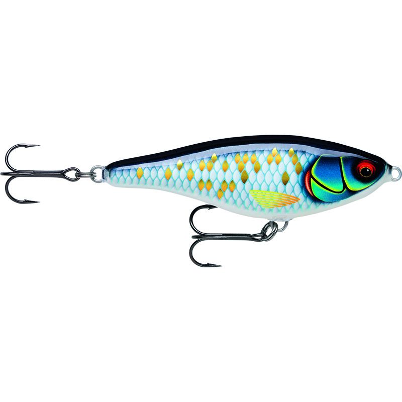 Воблер RAPALA Twitchin' Rap 12 /SCRB /медленно тонущ. / 0,6м-1,5м, 12см, 53гр.