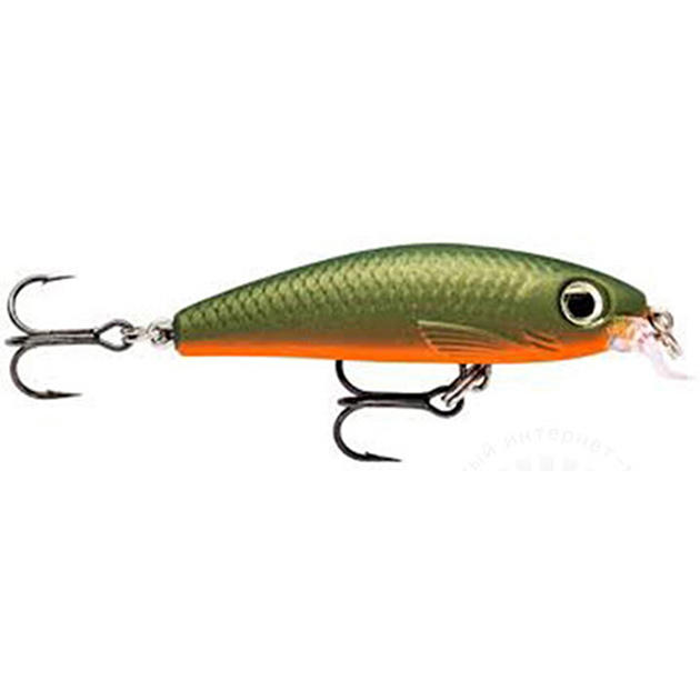 Воблер RAPALA Ultra Light Minnow 04 /GAU /медленно тонущ. / 0,6-0,9м, 4см, 3гр.